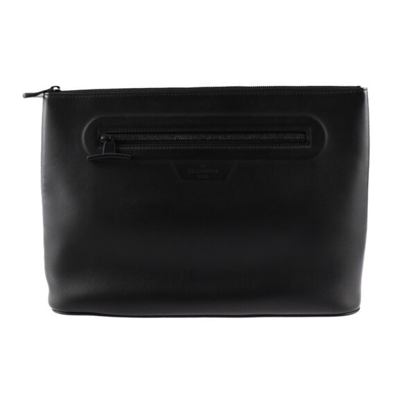 LOUIS VUITTON Black Leather Clutch Bag - Picture 1 of 9